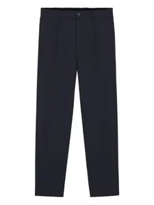 Брюки с пуговицами и складками Boss, синий