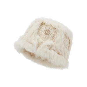 Акриловая панама женская ELLE, coconut milk белый