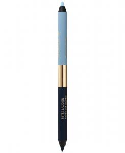 Двойная стойкая водостойкая подводка для глаз «Кайал» для создания эффекта дымки и блеска Estée Lauder, цвет marine/sky blue