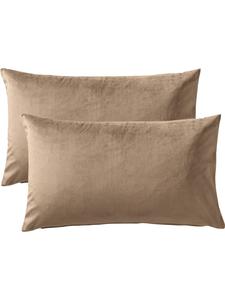 Redbest  Бархатные наволочки, комплект из 2 штук, цвет Kingsville, песочный
