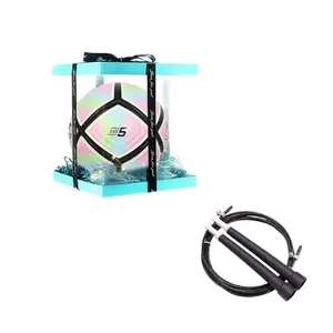 LINING Размер 5 футбольный мяч TPU бесшовный термосварной унисекс Aurora Pink