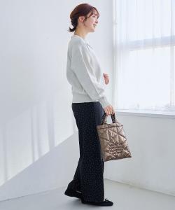 Стеганая сумка через плечо с вышитым логотипом и геометрическим узором, двусторонняя Coen, цвет Gold