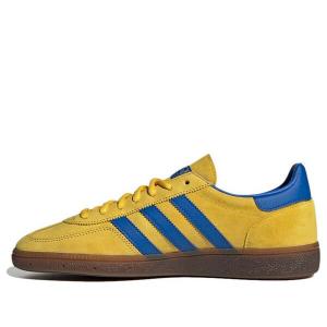 Кроссовки оригинальные гандбольные spzl Adidas, желтый