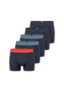 Боксеры 5 шт. в упаковке - серия "95/5" трусы с логотипом на поясе Schiesser, мультиколор