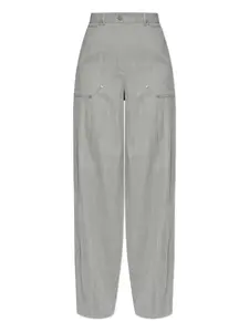 Брюки Abetaia со швами MAX MARA, серый