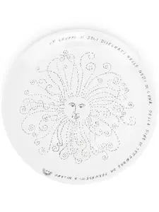 Декоративная тарелка Solitario Fornasetti, белый