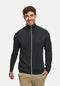 Кардиган с косами Kronstadt, Charcoal Mix