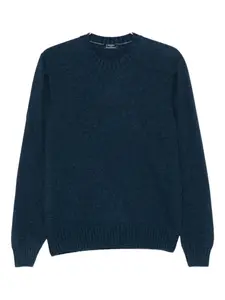 Свитер с круглым вырезом Barba, синий