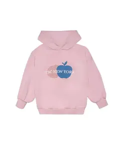 Органическая толстовка для девочек на выходные - для малышек и для взрослых. The Sunday Collective, розовый