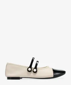 Туфли-мэри-джейн Erin Perle - Резиновая подошва - Размерная сетка EU Repeat, цвет Swan/Noir