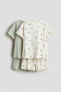 2 пижамы из хлопка H&M, мультиколор