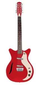 Danelectro 59M 12-струнная Красный Металлик