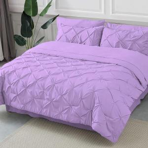 PG Beddings Комплект постельного белья сиреневого цвета с защипами Lilac