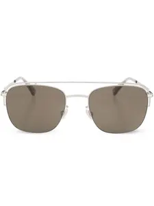 Солнцезащитные очки-пилоты Nor Mykita, серебяный