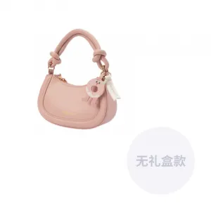 SEM/R Сумка-седло через плечо маленькая женская бежевая розовая черная, Dreamy Pink 60301