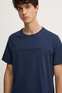 Хлопковая футболка Michael Kors, темно-синий