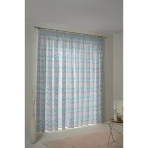 Штора Benewitz с многослойной лентой, 1 шт. Wirth, синий