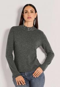 Джемпер MADELEINE Jumper, Lead Grey Melange/Grey