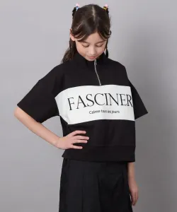 Толстовка с логотипом и застежкой-молнией до середины груди Avv, цвет Black