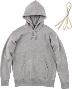 Мужская толстовка Glimmer 00347-AFH 10.0 унций с флисовой подкладкой и застежкой-молнией 00347-AFH, светло-серый