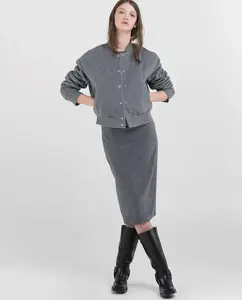 Женская куртка-бомбер Replay, серый