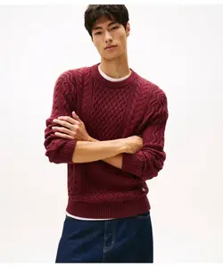 Свитер Slim fit Tommy Jeans, красный