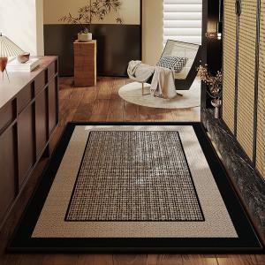 Budis Ковер 140х160 см для входной двери, французский винтажный стиль, водостойкий, нескользящий, Meino [Mutton Fat Velvet]