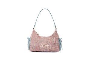 Lee Тканевая наплечная сумка женская розовая