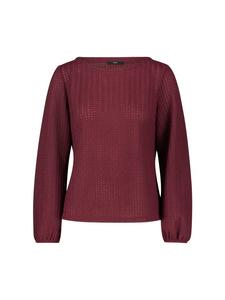 Текстурированная рубашка с круглым вырезом в цвете Mystic Berry Zero