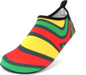 Водостойкие туфли для женщин и мужчин, быстросохнущие, для плавания, пляжа, серфинга, йоги, упражнений, с флагом Ямайки, Карибского бассейна, регги, раста Voaryisa, Reggae-2