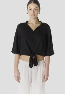 Блузка на пуговицах Koroshi, Black