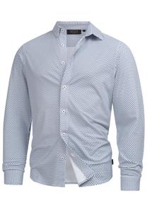 Рубашка на пуговицах классического кроя INDICODE JEANS Olimak, синий