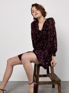 Макси платье Apricot, Dark red