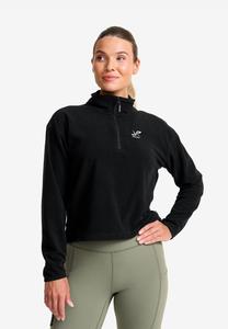 Джемпер RevolutionRace Hiker Cropped Half-zip, Black