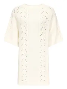 Платье мини Arman фактурной вязки LouLou de Saison, белый