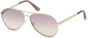 GUESS женские классические солнцезащитные очки, Gold