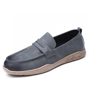 XIAOTOULANG Мужские повседневные кроссовки низкие белые/серые/хаки/желтые - серые, цвет Gray