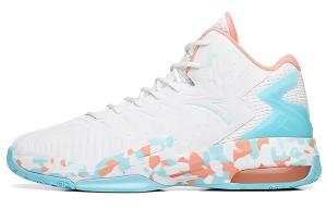 Баскетбольные кроссовки мужские с низким верхом белые/королевские синие Anta