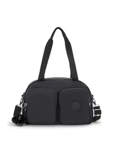 Сумка через плечо с карманами на молнии Kipling, черный