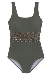 Купальник LASCANA, цвет oliv leo