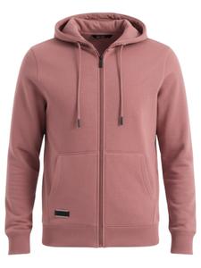 Толстовка с капюшоном на молнии Ombre, темно-розовый