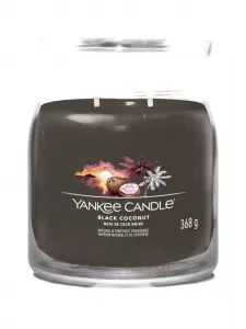 Свеча Coconu среднего размера, черная Yankee Candle, черный
