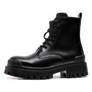 ZHENRAN Мужские черные ботинки Crew Martin
