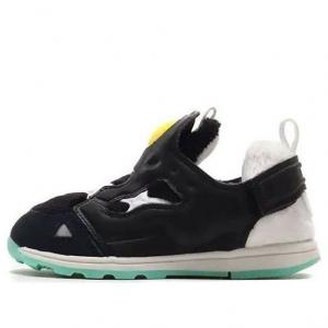 Кроссовки doraemon x instapump fury 'black white' Reebok, черный