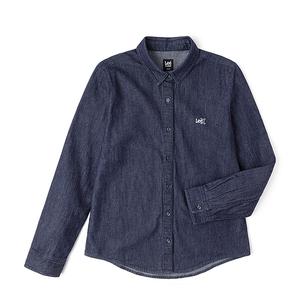 Lee Темно-синяя женская рубашка