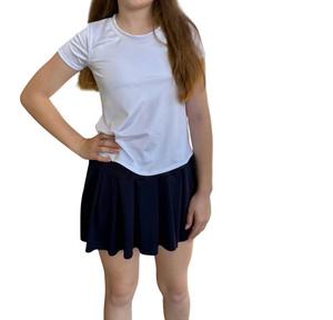 Детская футболка для йоги в белом Erge