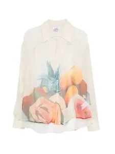 Рубашка с фруктовым принтом Donde Esteban, бежевый