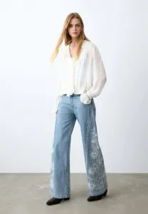 Подростковые мешковатые джинсы Mango Kids, Azul Medio