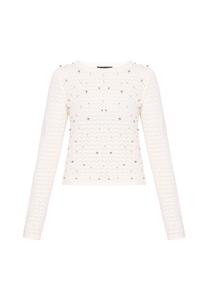 Faina Свитер 'Festive' в цвете Natural White