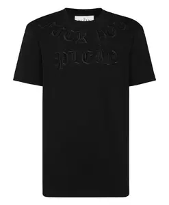 Готическая футболка с круглым вырезом Philipp Plein, черный